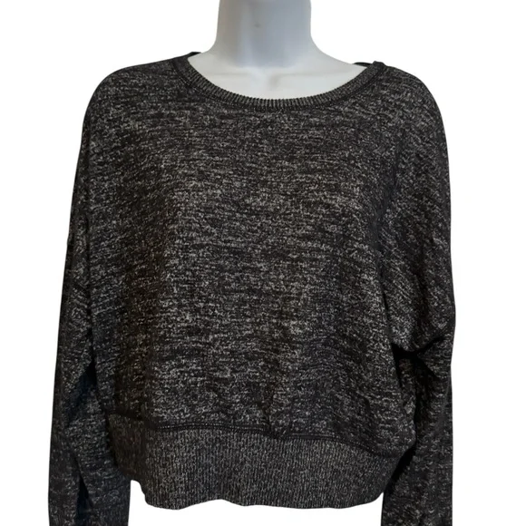 Victoria's Secret Charcoal Knit Top - Picture 1 of 4